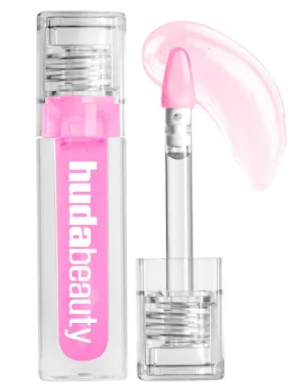 HUDA BEAUTY Faux Filler Ultra-Hydrating Tinted Jelly Lip Oil Full sz Juicy Goji